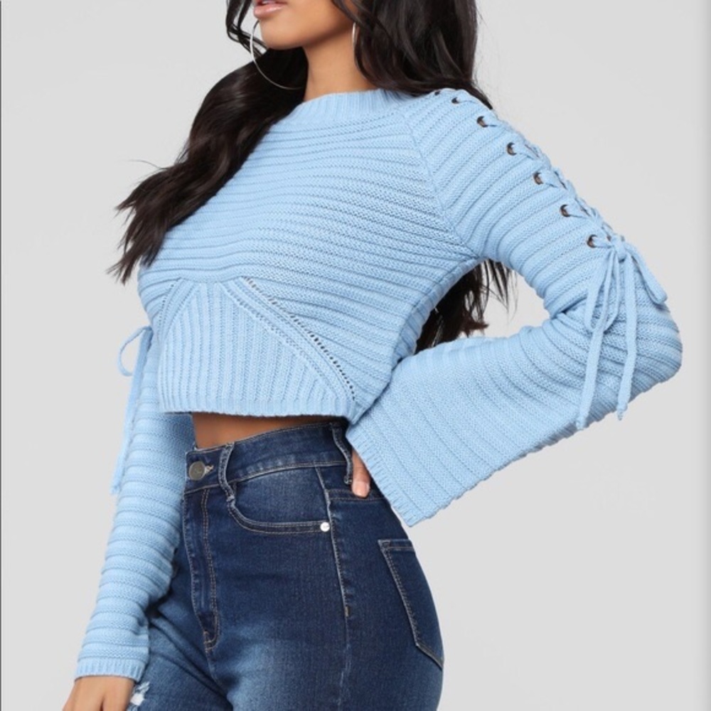 fashion nova cropped sweater
